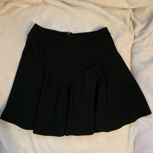 Textured Black Skirt